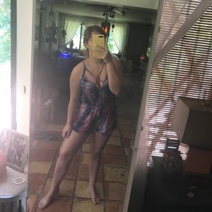 Tie dye romper
